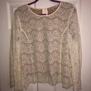 Lace Long Sleeve Blouse